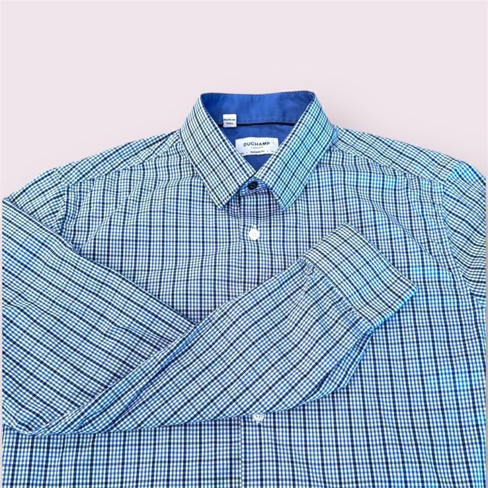 DUCHAMP London Tailored Fit Button Down Shirt